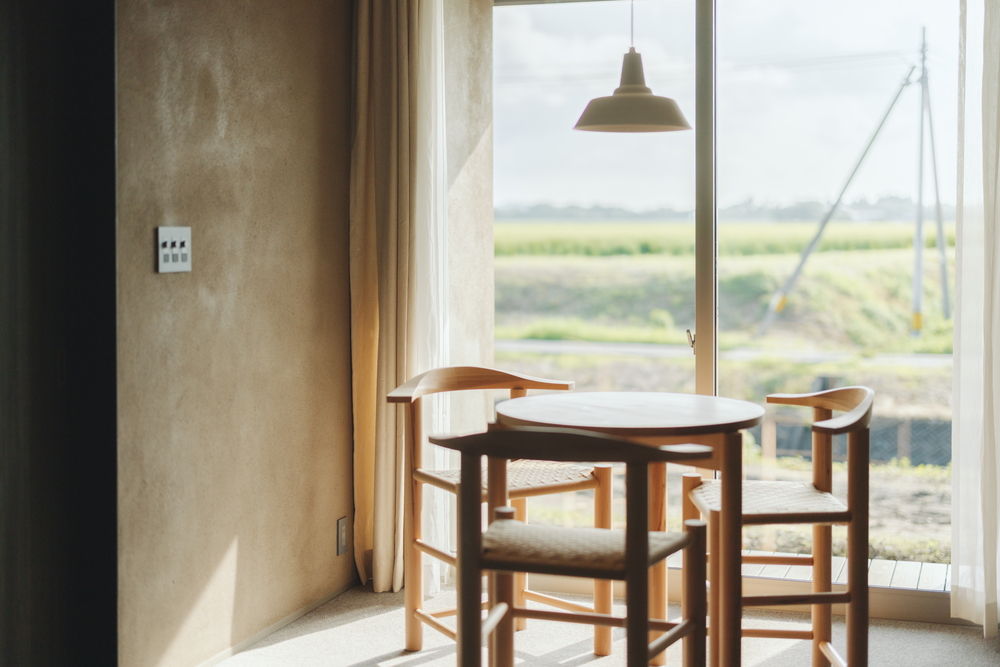 宿泊施設：新発田オーベルジュ・Né　2025年8月 竣工　設計：福西健太建築設計事務所　撮影：砺波周平